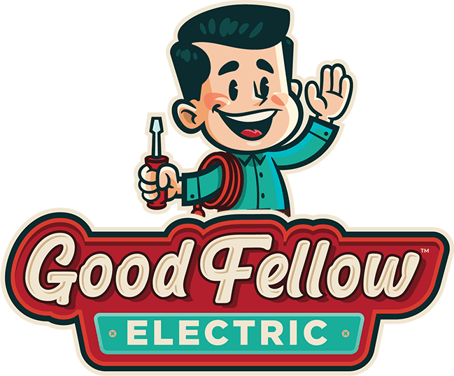 Good Fellow Electric logo mascot