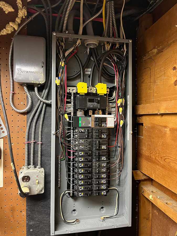 Ongoing electrical panel upgrade