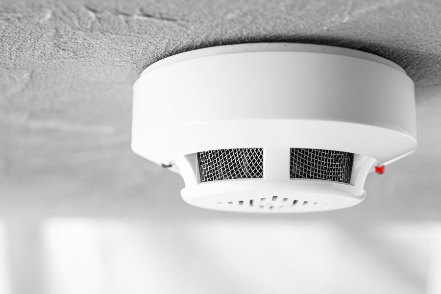 Smoke detector installation completed