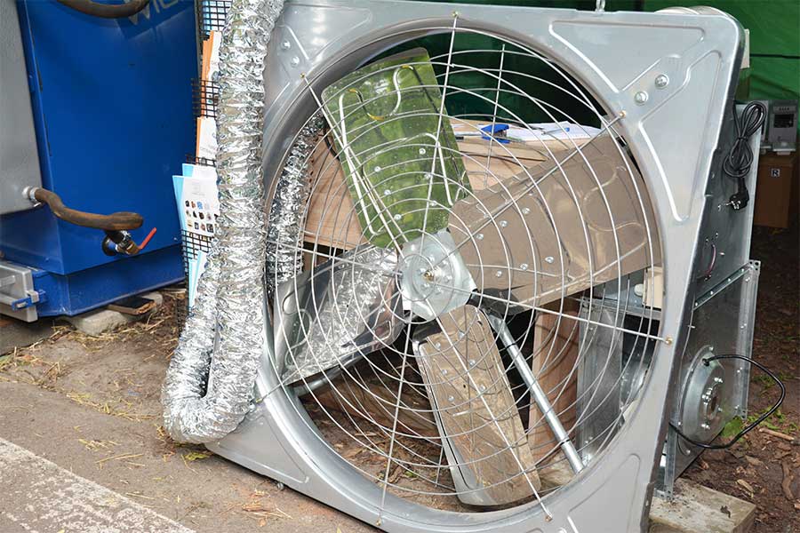 Ongoing attic fan installation