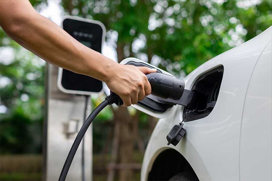 Electric vehicle charging at home